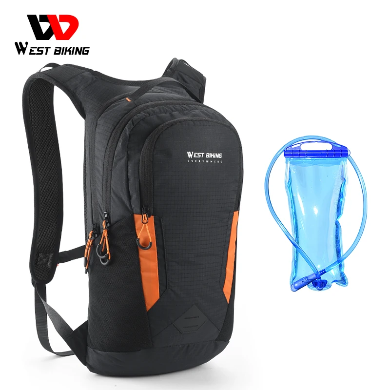 West Biking YP0707350 Ultralight Cycling Backpack | Breathable Bicycle Bag | Reflective Bicycle Bag With Water Bag