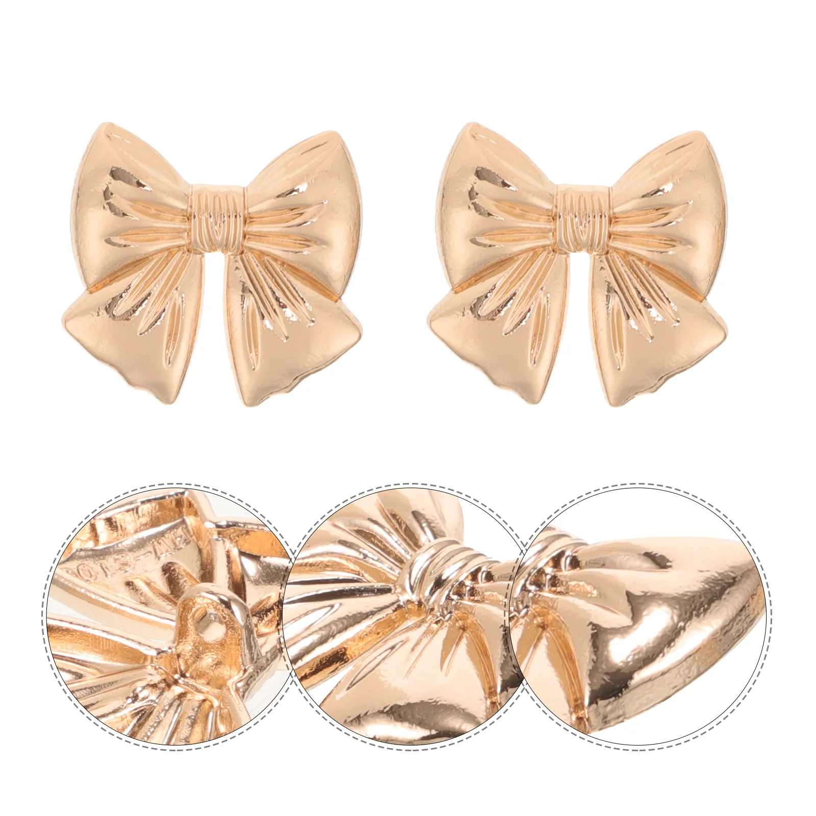 

10 шт., декоративные пуговицы в форме банта