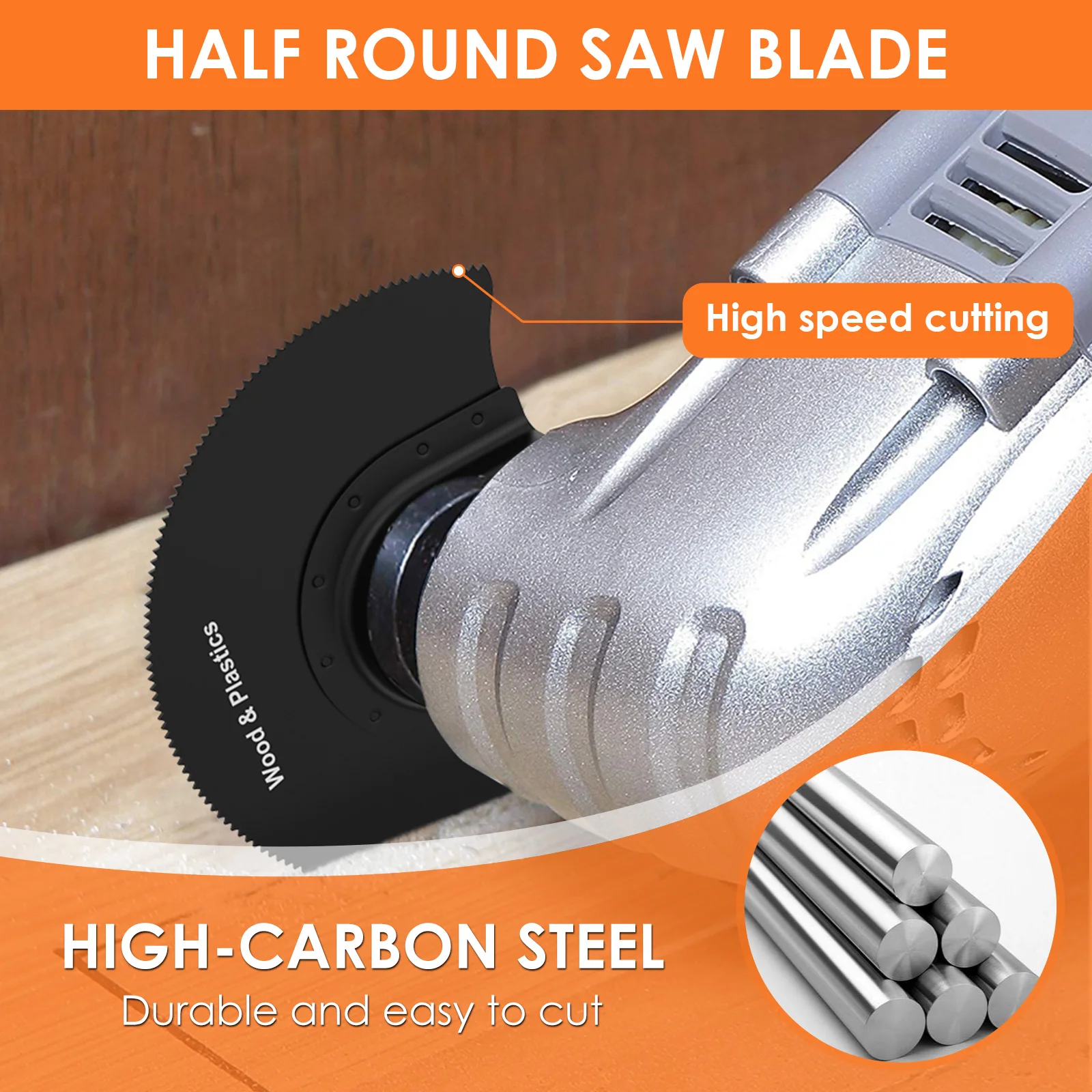 High Carbon Steel Oscillating Saw Blade for Wood Cutting