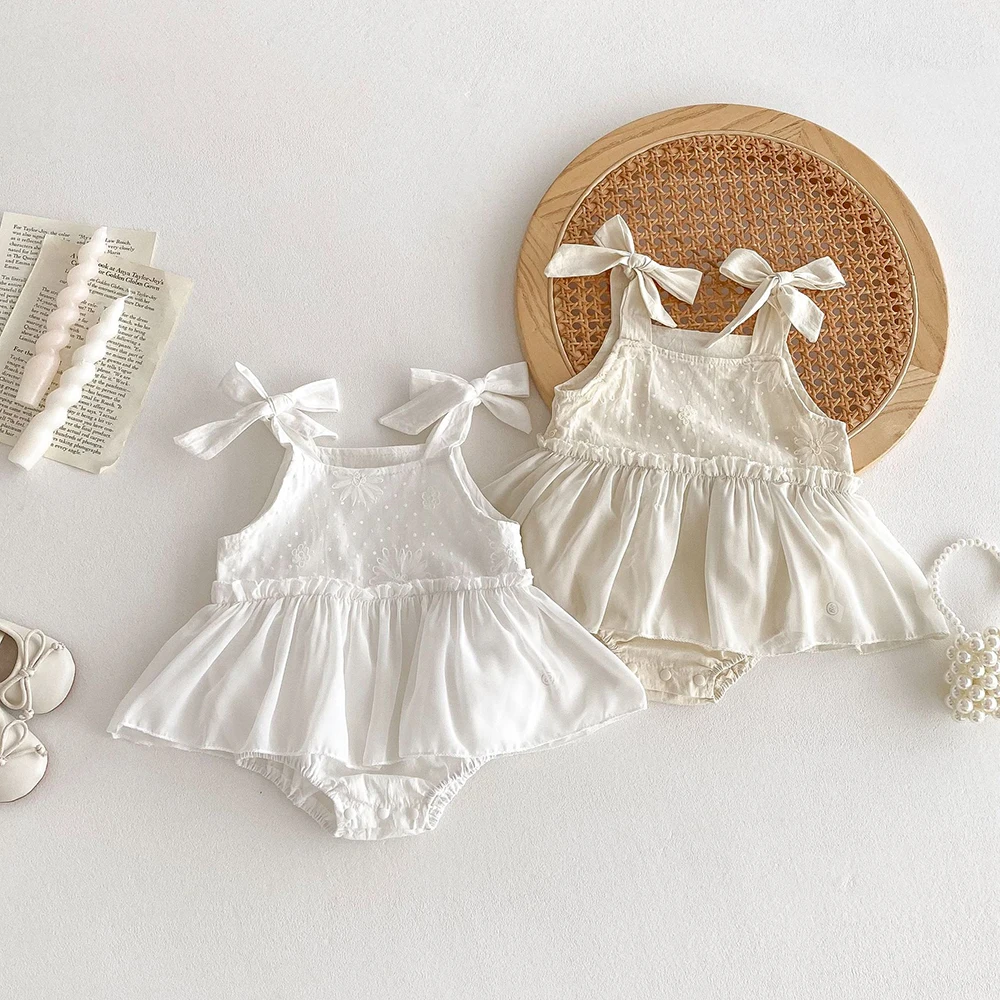 Summer Baby Girls Ruffle Bodysuit One Piece