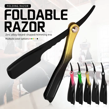Traditional Men's Safety Razor – Manual Beard Shaver with Magnetic Head for Precision Grooming