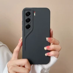 Soft Liquid Silicone Anti - Drop Phone Back Cover - Simple Design for Tecno Camon 30 Pro (TYB000)