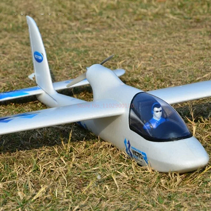 Planeur RC 2.4GHz 3CH avec gyroscope - Kit Rouge ou Bleu