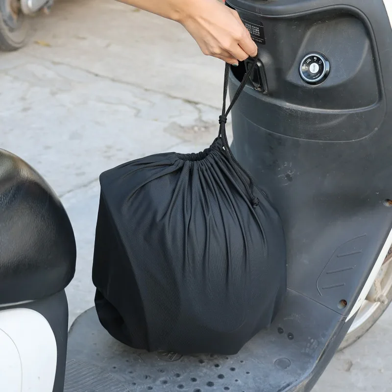 Universal Helmet Storage Bag Soft Drawstring Pocket for Motorcycle Scooter Moped Bicycle Full Half Helmet Lid Protect Bag