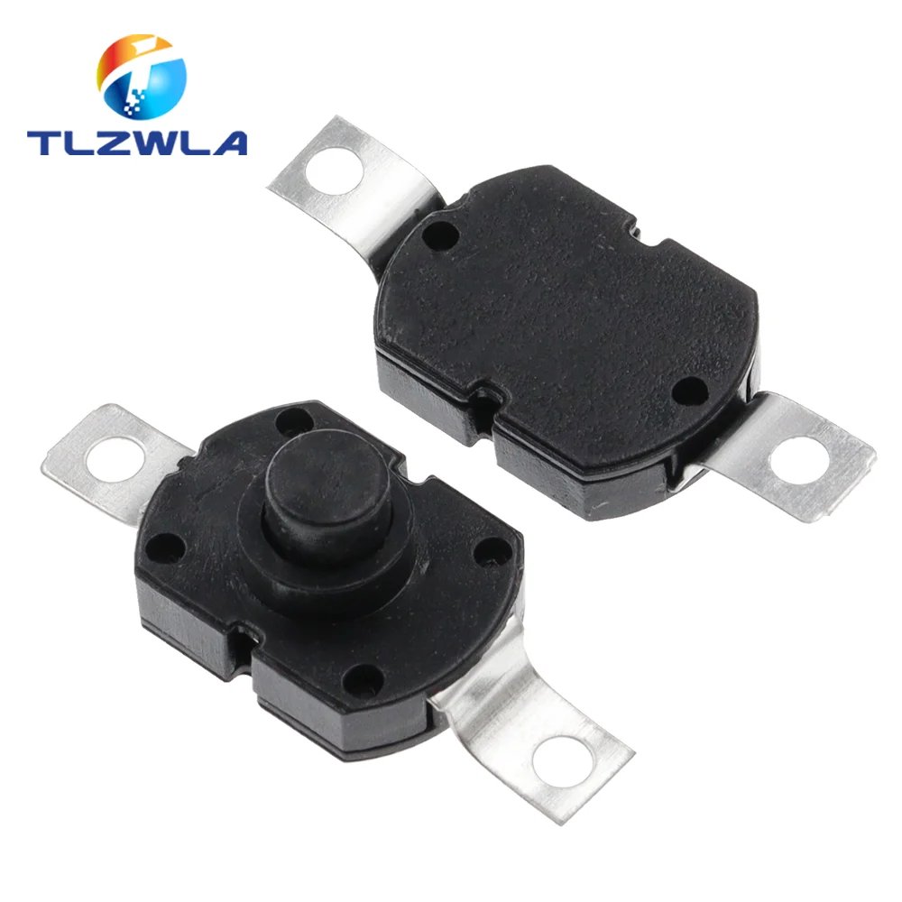 Botão Interruptor 1712kd 30v 1a Interruptor Lanterna Lock 17x12x9.5 mm Interruptor da Lâmpada de Mesa Interruptor Botão Lanterna On-off 100 Pcs