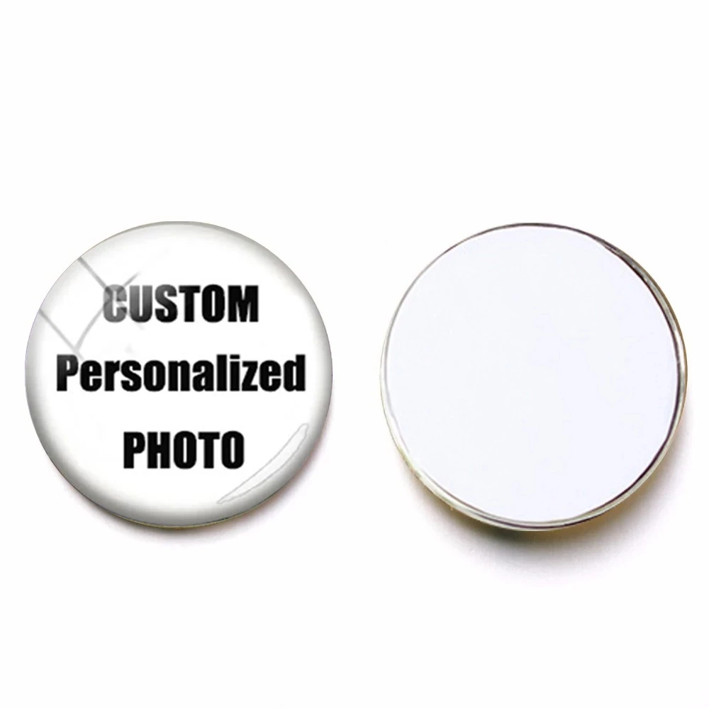 

30mm Glass Fridge Magnet Custom Picture Glass Cabochon For Gift