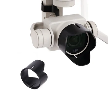 렌즈 후드 눈부심 방지 커버 차양, DJI 팬텀 3 표준 고급 전문가 팬텀 4 드론 액세서리