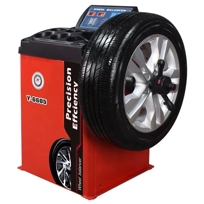 Auto Repair Shop Tire Balancing Machine 24 Inch Tire Universal Balancer CE