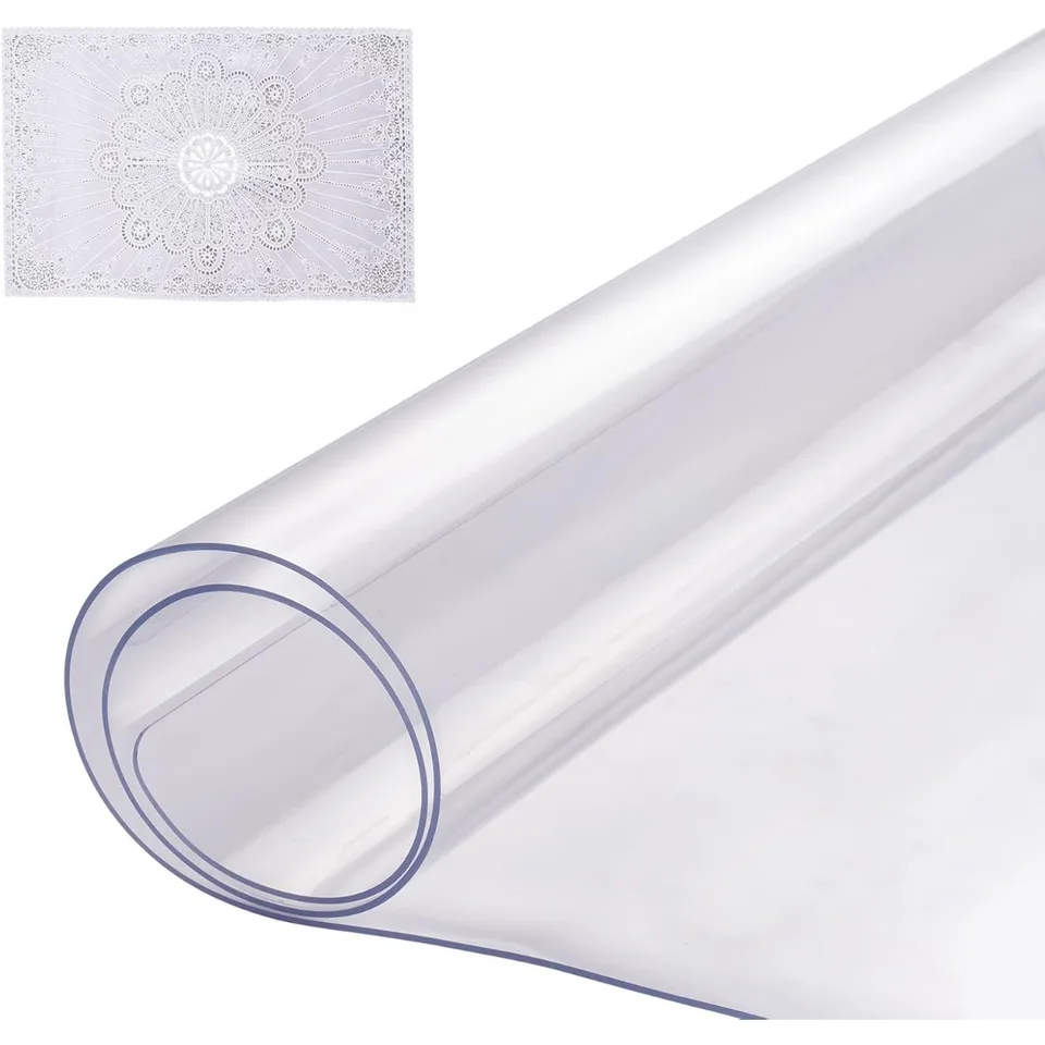Thick Clear PVC Desk Mat Protector for Tables