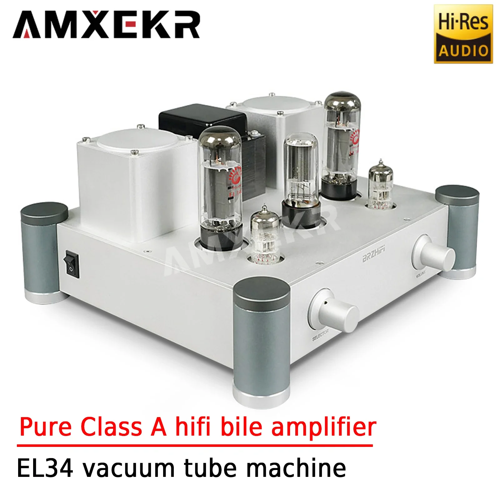 

A20 EL34 Vacuum Tube Single End Bile Machine Pure Class A Hifi Bile Amplifier on The United States 300B Voice Mellow