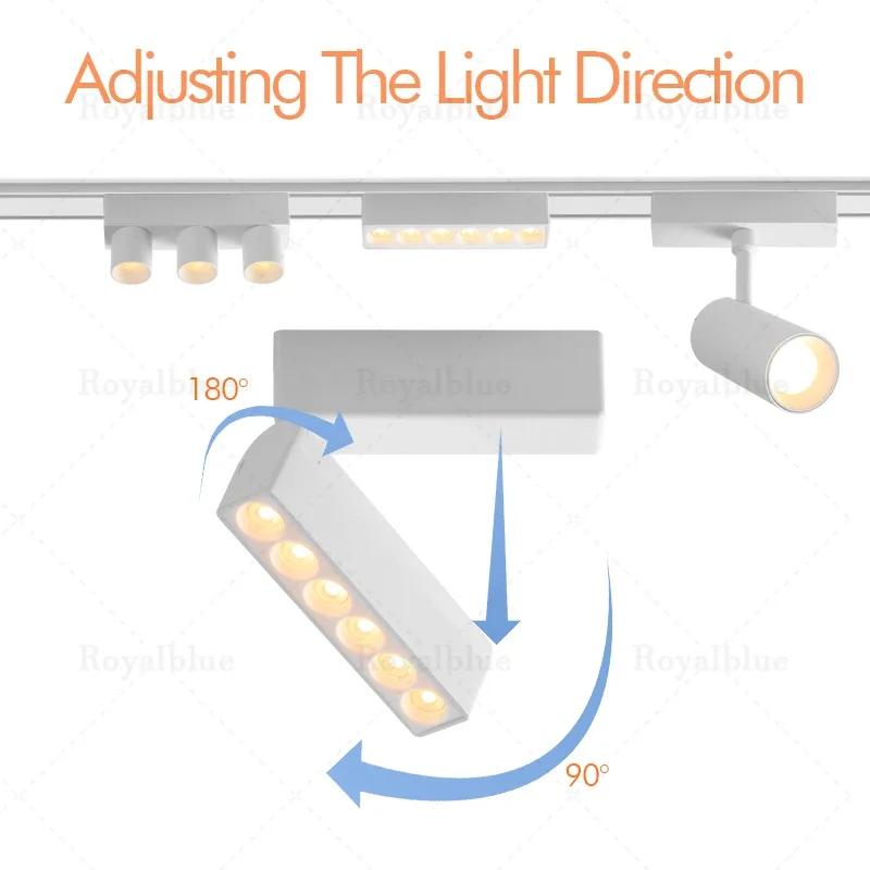 Ultra Thin Magnetic Led Track Light DC48v Flexible Fixture Ceiling Surface Mounted Led System Ceiling Lamp Rail Spotlight Home 2