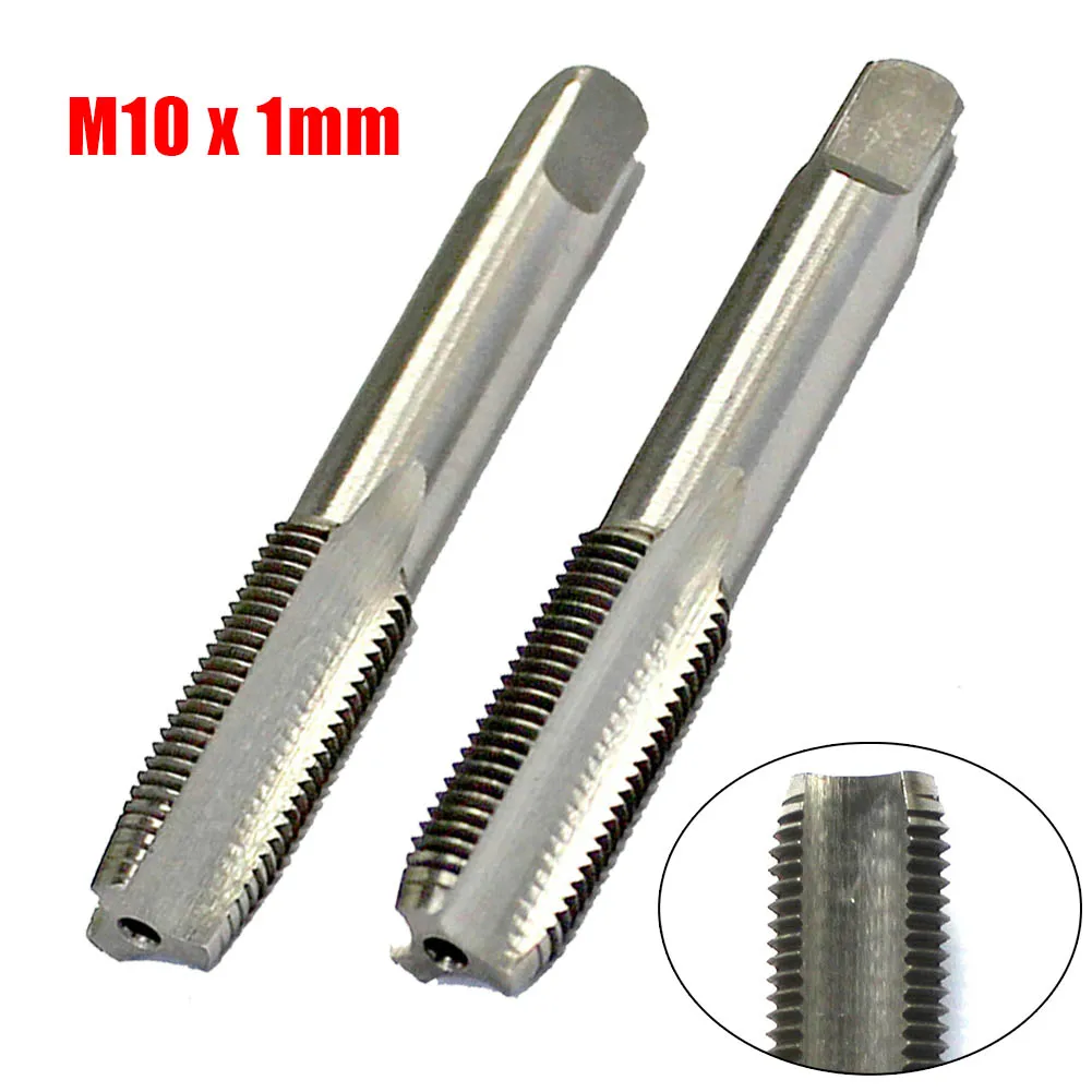 Metalurgia Torneiras Peças Pitch Plug, Direita Silver Thread Acessórios e Rosca de Mão, M10 X Passo 1mm, M10mmx1