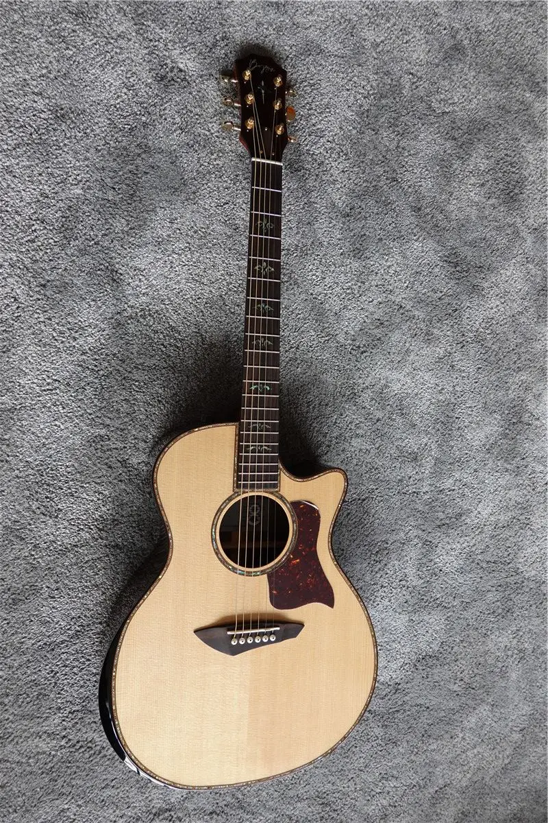 Byron Grand Auditorium acoustic guitar custom 914ce guitar armrest