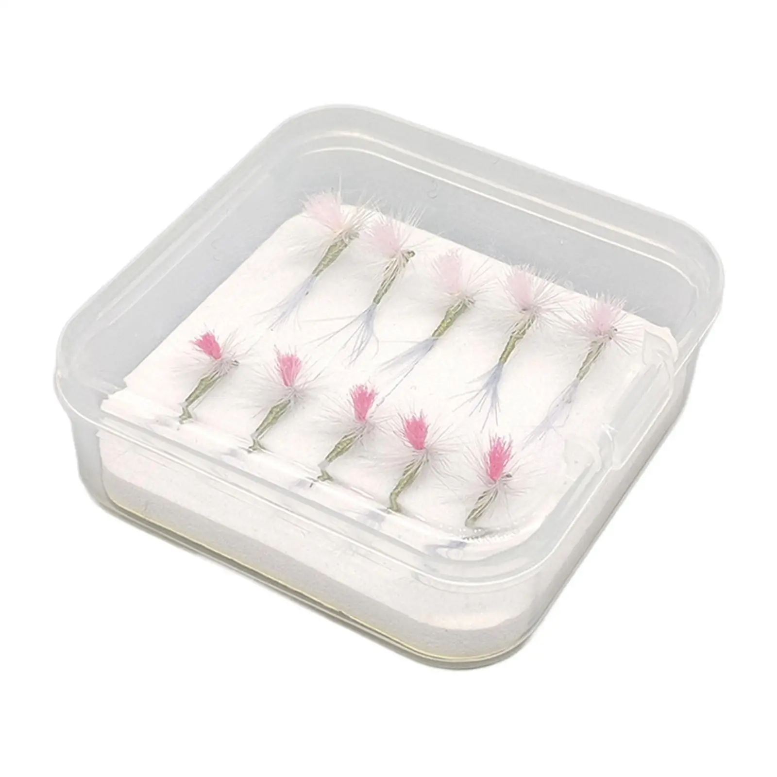 10 Pieces Fly Fishing Flies Durable Metal Fishing Bait for Bass Salmon Perch