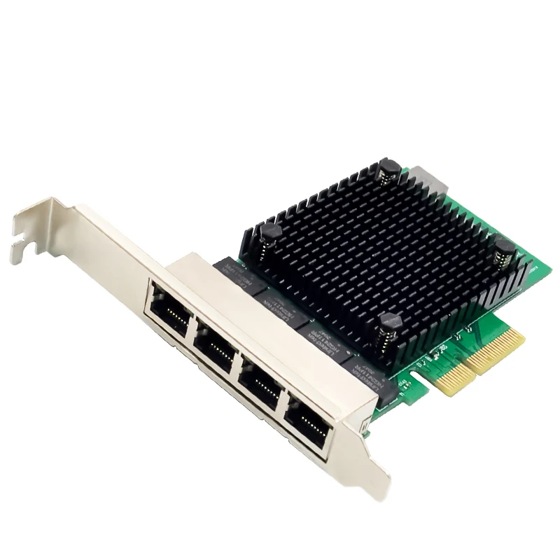 4포트 네트워크 카드 RTL8125 8126 칩 PCI Express X4 - 쿼드 RJ45 NIC 10/100/1000/2500Mb 기가비트 이더넷 LAN 카드 (PC 데스크탑용)