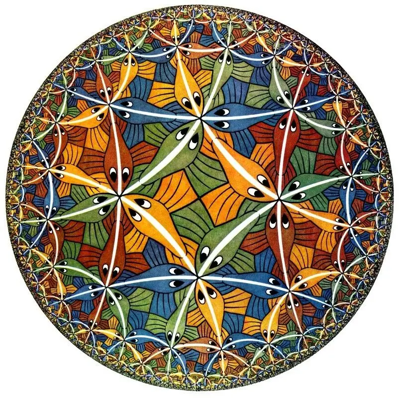 M.C. Escher Circle Limit Art Print Poster Dipinti Ad Olio Su Tela Per La Decorazione Domestica Wall Art