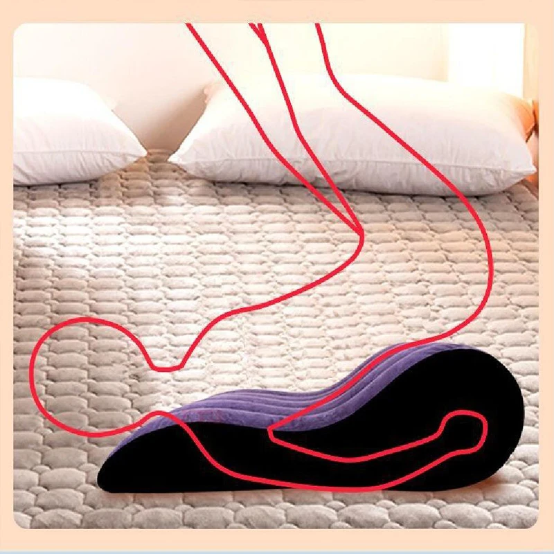 Inflatable Sofa Bed Pillow for Sex Pillow Sextoys Sexy Toys Couples Pregnancy Position Support Air Cushion BDSM Erotic Seks