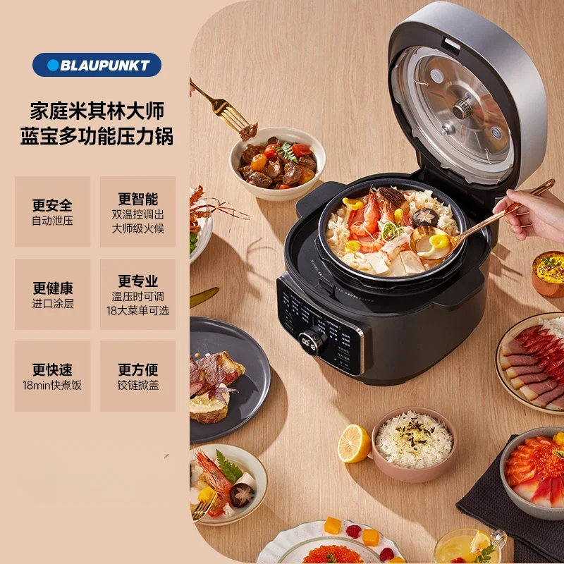 220VElectric Pressure Cooker 3L  Household Pressure Cooker, Electric Rice Multifunctional Cooking Pot 4