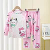 Miniso Winter Autumn Children's Pajamas Set 2024 Cute Anime Cartoon Kids Pijama Boy Girl Sleepwear Long-Sleeved Pants Loungewear 6