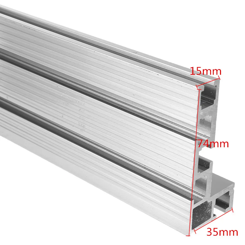 Aluminum Miter Gauge Fence for Woodworking Router Saw Table
