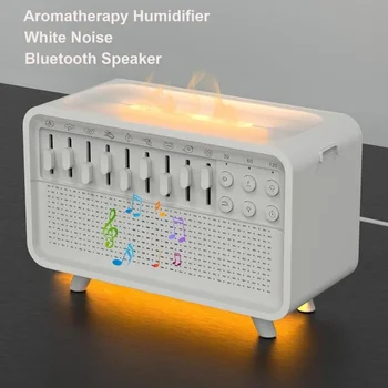 3‑in‑1 White Noise Humidifier Speaker with Night Light & Bluetooth