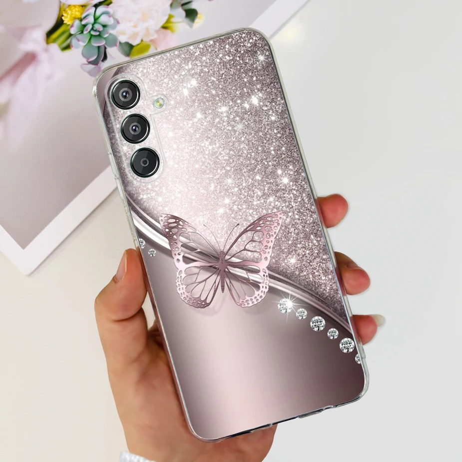 New Fashion Painted Clear Silicone Soft TPU Phone Case Bumper