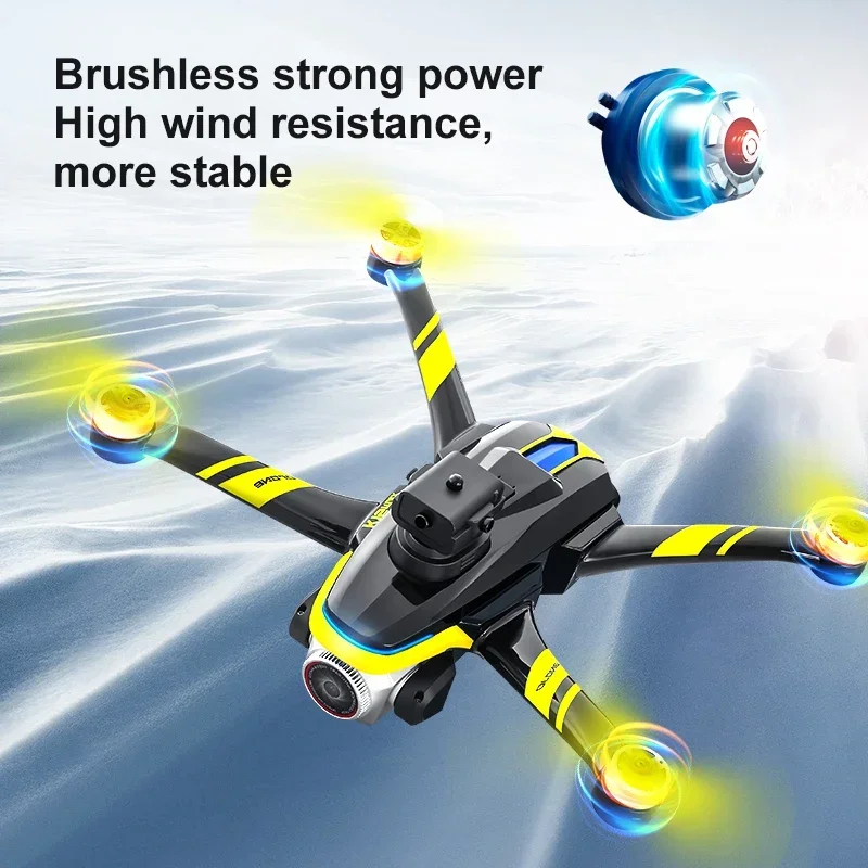 8K HD Drone K15 MAX Camera Four-Axis Gimbal Brushless Obstacle Avoidance Dron Optical Flow Airplane For Kids Gifts