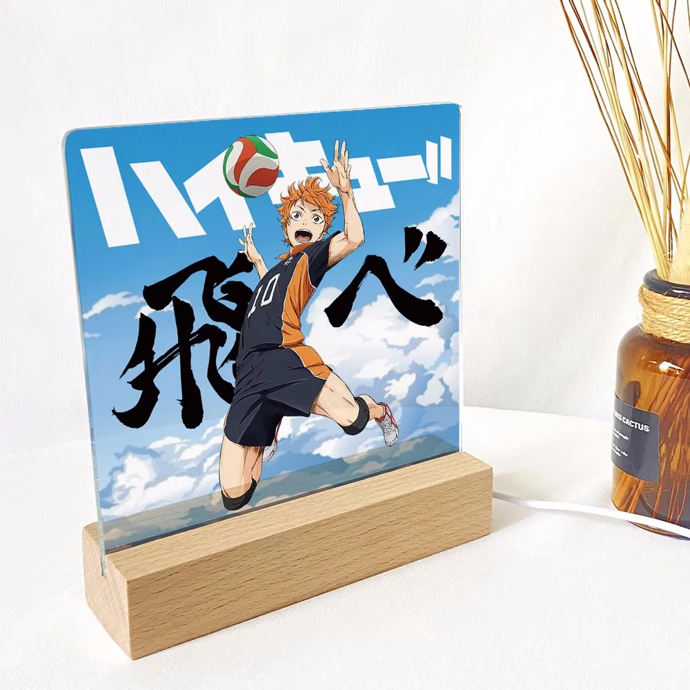 

Anime Haikyuu!! Hinata Shoyo Oikawa Tooru Kenma Kozume Night Light Desk Light Action Figure PVC Kids Toys 4748 Brinquedos Gift