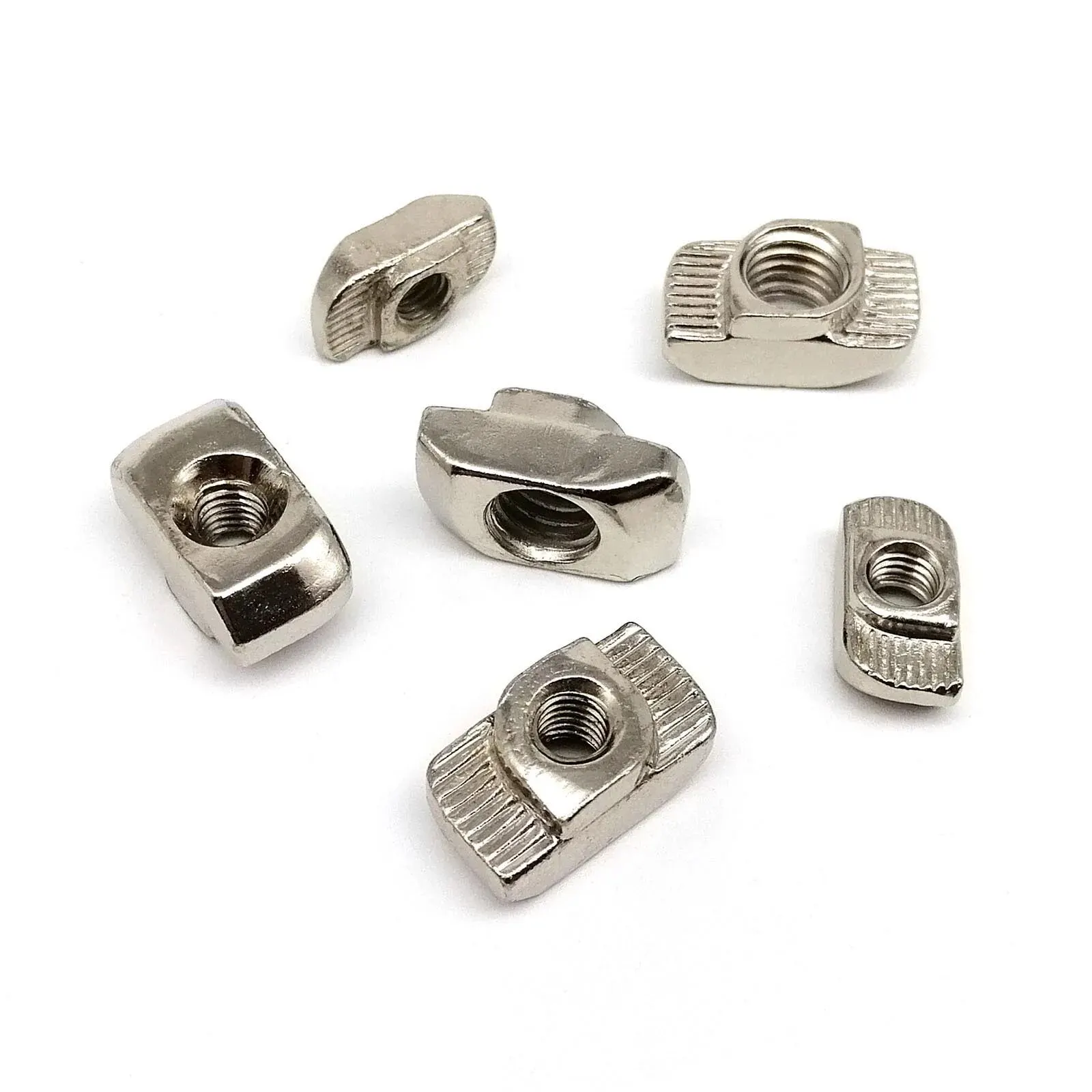 50/30/20pcs M3 M4 M5 M6 T-nut T Ship Shape Sliding Nut Hammer For 20 30 40 Series Aluminum Profile Extrusion Slot Track