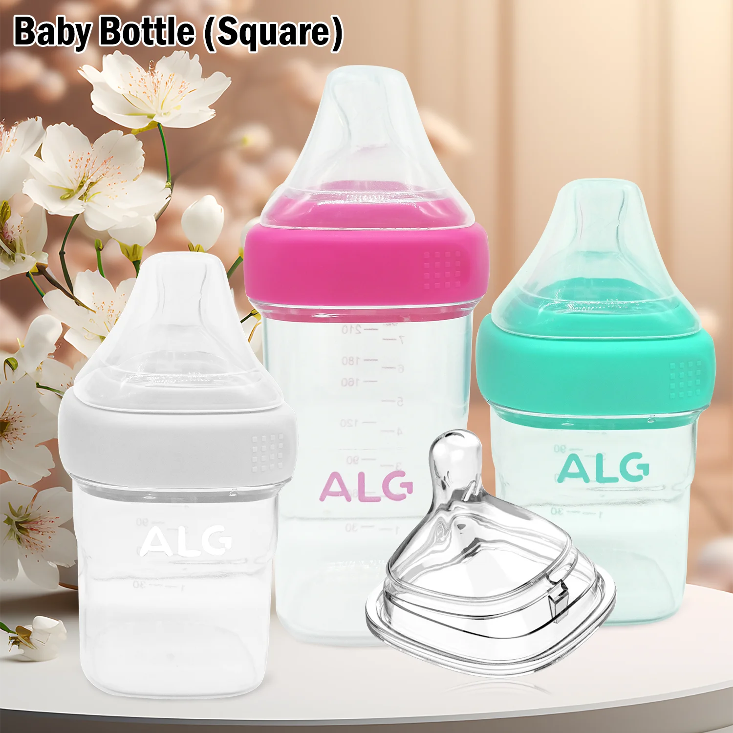 Newborn Bottle 1PCS 150/250ML Leak-proof & Drop-proof Baby Bottle Food Grade PP Anti-colic Baby BPA Free milk bottle feeding bottle