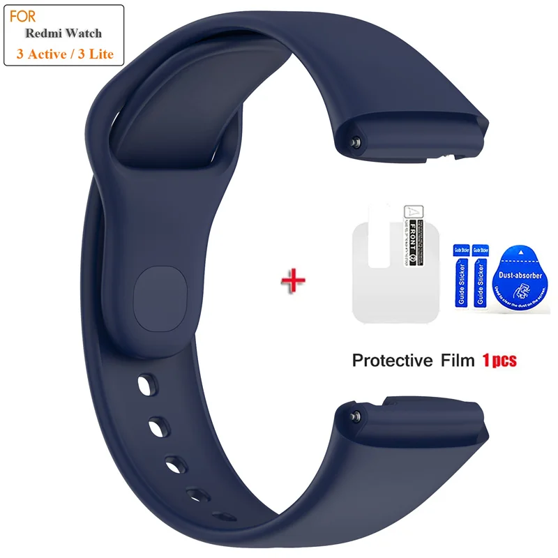 Soft Silicone Replacement Strap with Protector Film