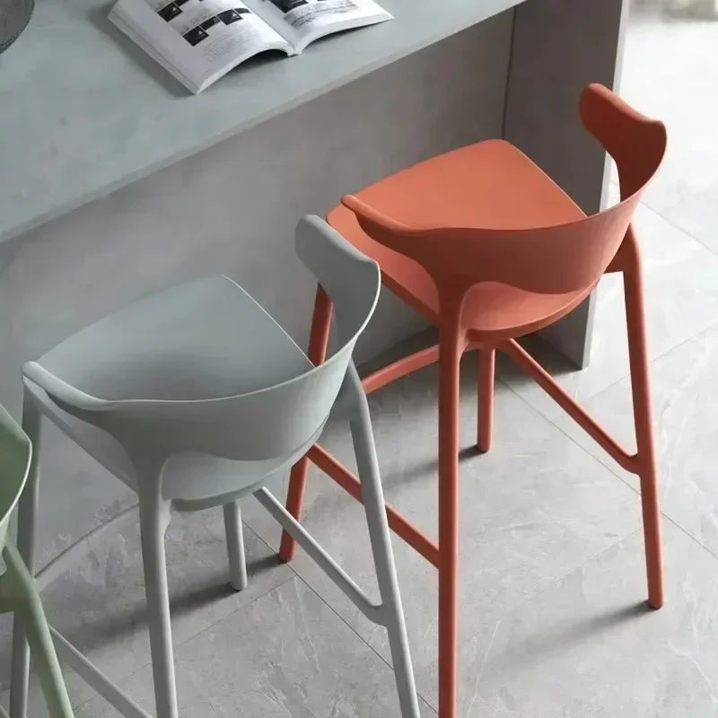 Kitchen Backrest Bar Stools Ergonomic Restaurant Pedicure Indoor Bar Stools Sustainable Magazine Taburetes De Furniture
