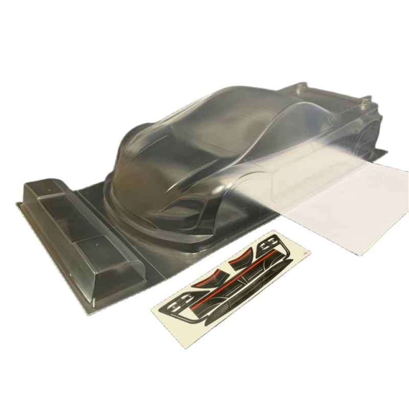 

1/10 Touring Car 190mm Clear Lexan Car Body Shell and Tail Wing for On Road Rc Drift Model Racing Bodies Bodywork 258mm