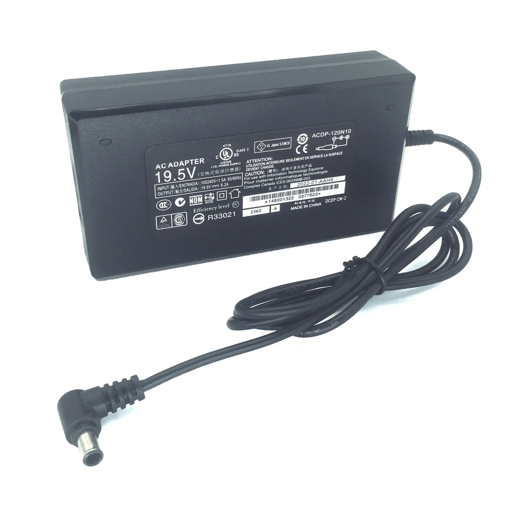 KDL 32 40 42 48인치 TV용 19.5V 6.2A 120W AC 어댑터 충전기 전원 공급 케이블