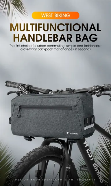 Manillar Mochilas Para Bicis MontaÃ±a Bolsa Manillar Bicicleta