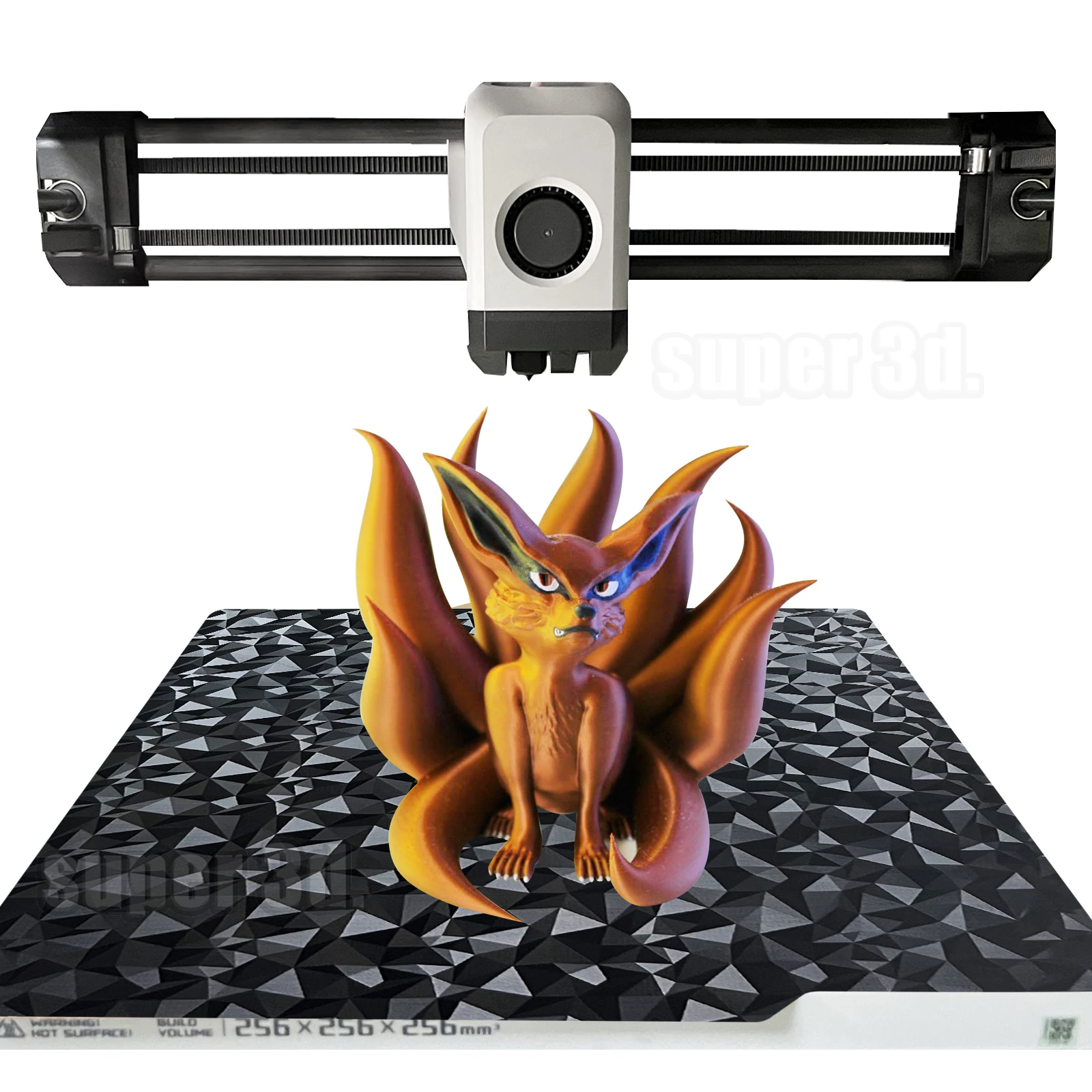 Dupla Face Texturizada Primavera Chapa de Aço Carbono Pet Build Placa Bamboo Lab Pei H1h Pey Upgrade P1p P1s x1 257x257 mm - Imagem 3