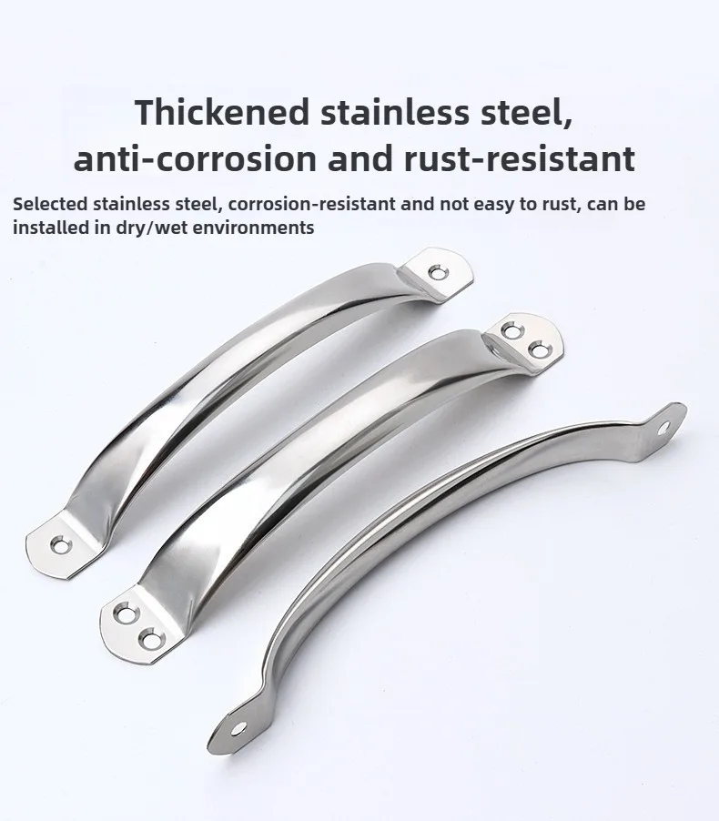 2/4/6 Stück Edelstahl-Türgriffe, Schrankknöpfe, silberne Schubladengriffe, Küchenschrankknöpfe, 78 mm, 95 mm, 105 mm, 128 mm, alter Stil – Detail 2