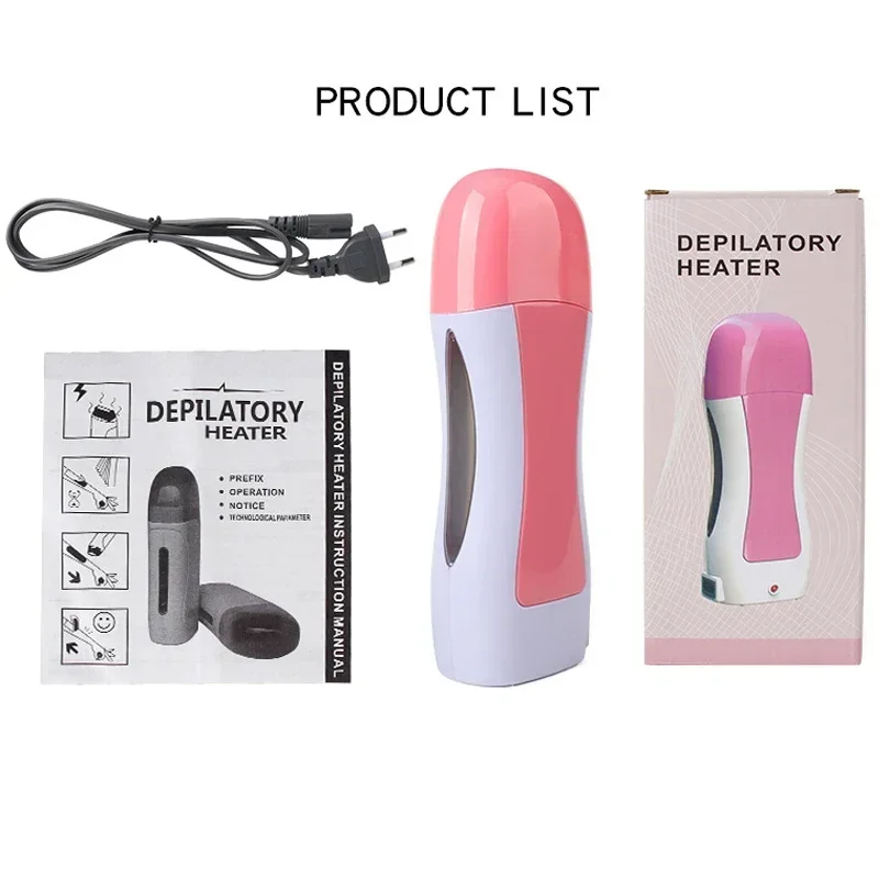 Handheld Electric Wax-melt Heater Machine Portable Epilator Roll on Wax Depilatory Heater Skin Care Tools Hair Removal