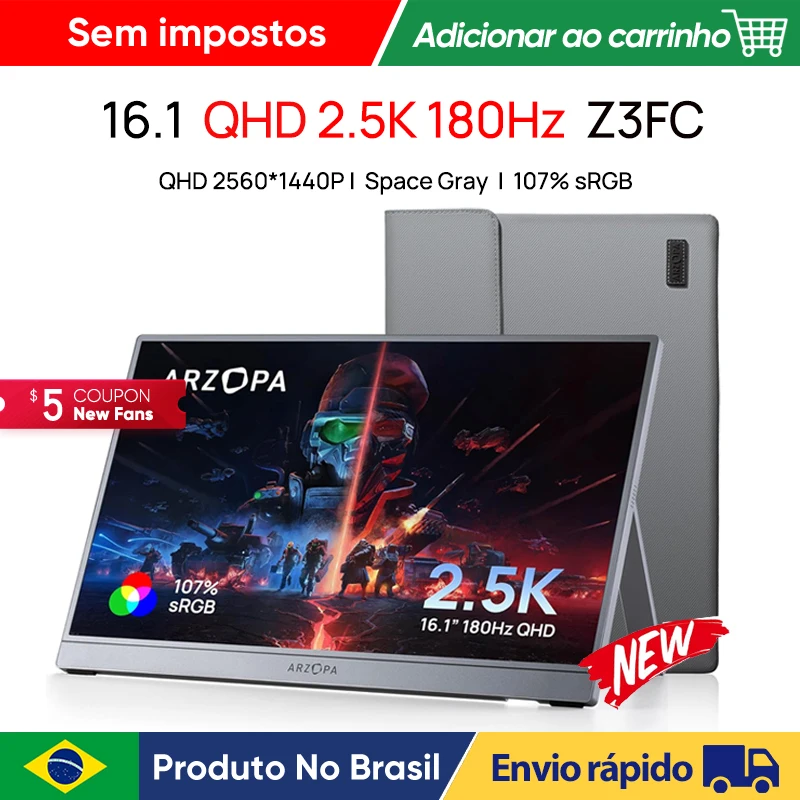 Monitor Portátil Arzopa Z3FC