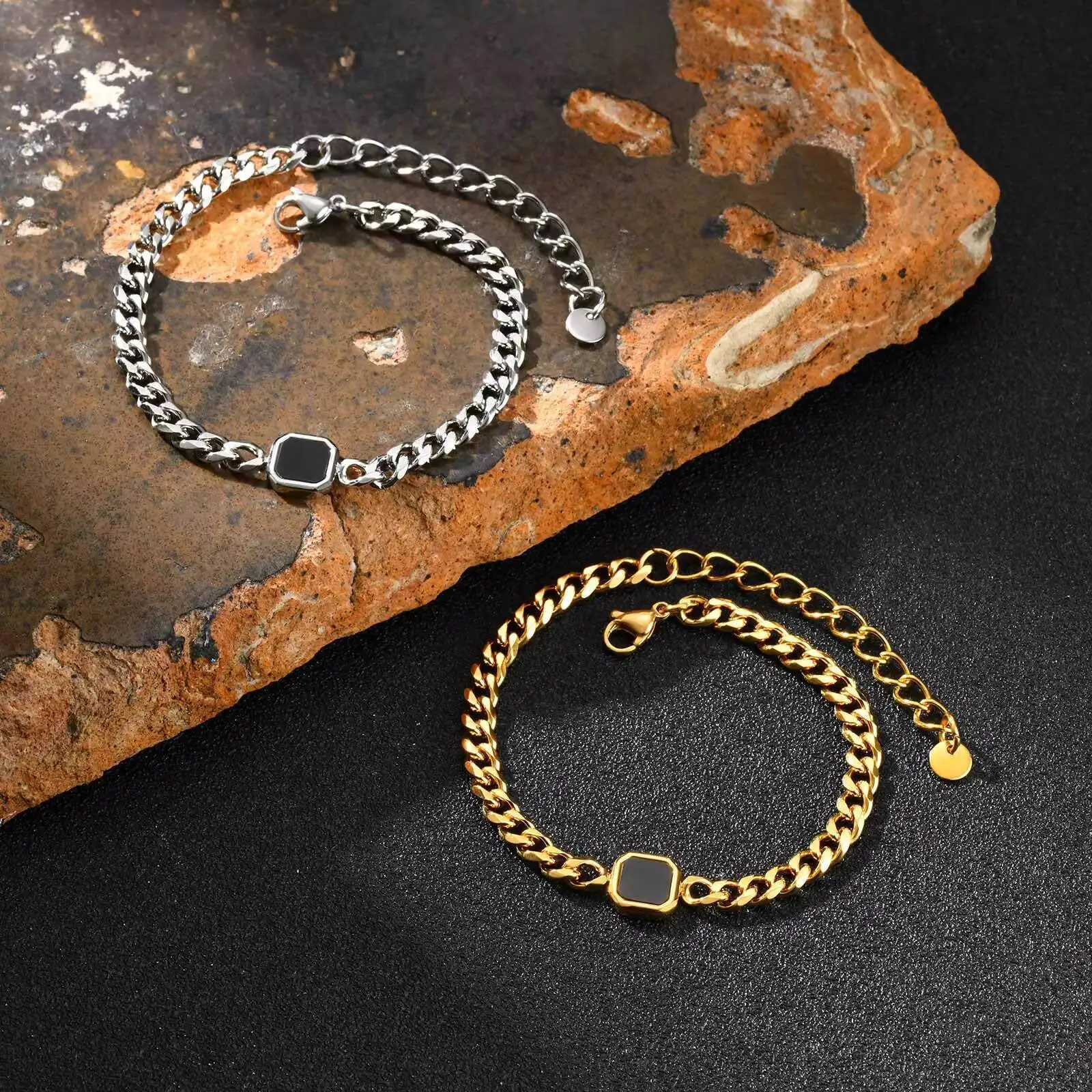 Lumen Edge - Six-Facet Chain Bracelet 4