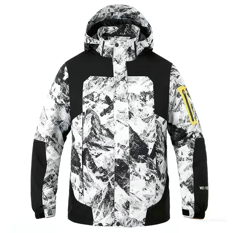 CASKYTE 남성용 겨울 사이클링 재킷 MTB 자전거 의류 방수 자전거 재킷 바이킹 윈드브레이커 Chubasquero Impermeable Moto