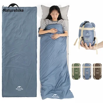 Naturehike LW180 Sleeping Bag Ultralight Waterproof Cotton Sleeping Bag Summer Hiking Camping Sleeping Bag 2