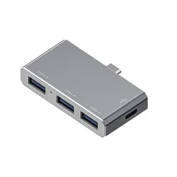 Compact High - Speed USB - C Multi - Port Hub Adapter for Laptops and Accessories (Type c HUB)