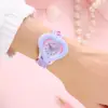 New Fashion Heart shaped Children's Love 3D Cartoon Watch Children's Learning Watch 5