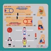 Children Early Education Tabletop Swing Basketball Desktop Game 2 Player Battle Volley Shot Interactive Board Game Toy 6