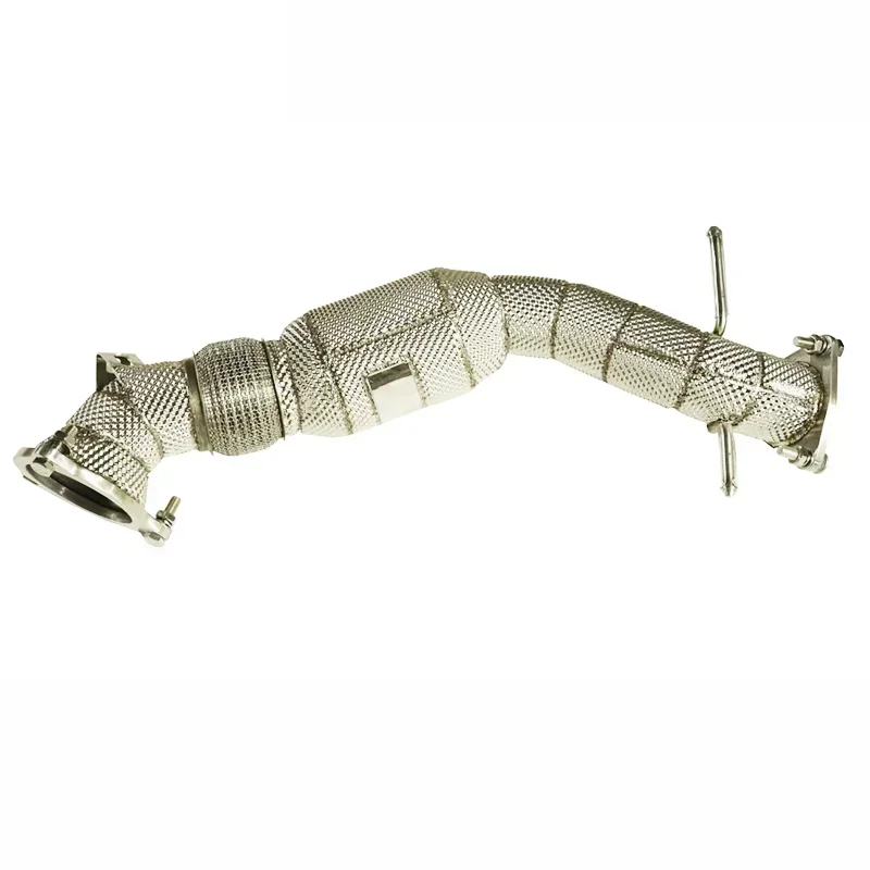 Section High flow Pipes branch downpipe Exhaust Pipe with catalystfor Land /Range Rover Evoque 2.0T