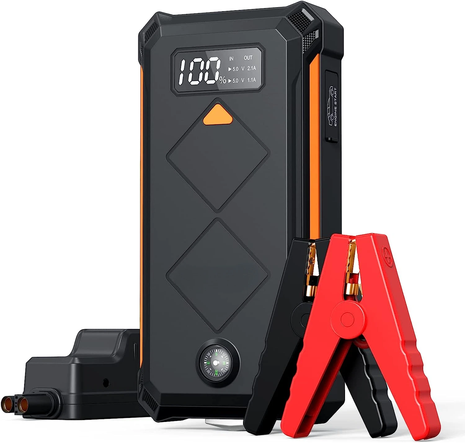 

Battery Jump Starter 3000A, [Jump Start All in Seconds] 12V Portable Car Jump Starter, Compact Jump Starter Battery Pack Up to 1