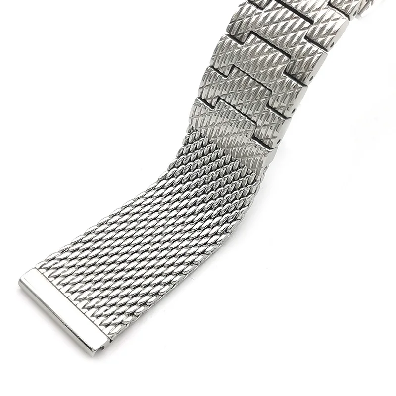 22MM 23MM Silver Butterfly Buckle High Quality Stainless Steel Band Fit For Xitiecheng Sky Eagle Watch Band