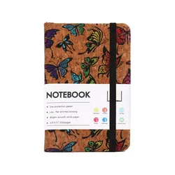Elegant PU Leather A6 Notebook with Printed Pattern - Waterproof 200 - Page Diary Gift (Style 5)