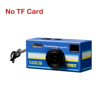 Portachiavi retrò per fotocamera per pollice Mini portachiavi a scatto tascabile Zaino CCD Borsa per fotocamera digitale con incisione video HD 1080P